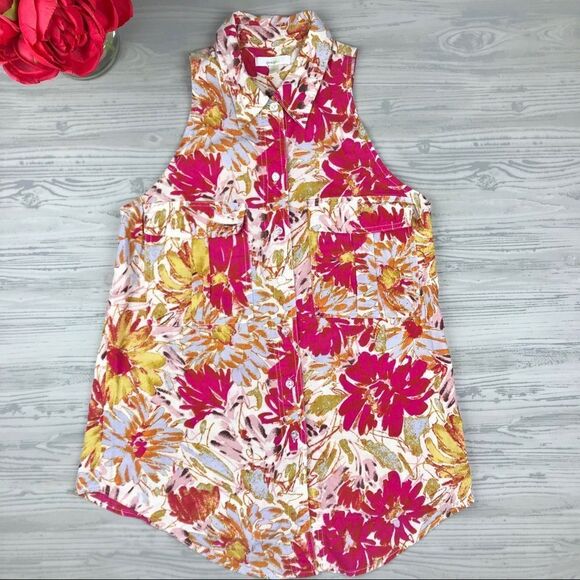 Anthropologie porridge floral top - Picture 2 of 6